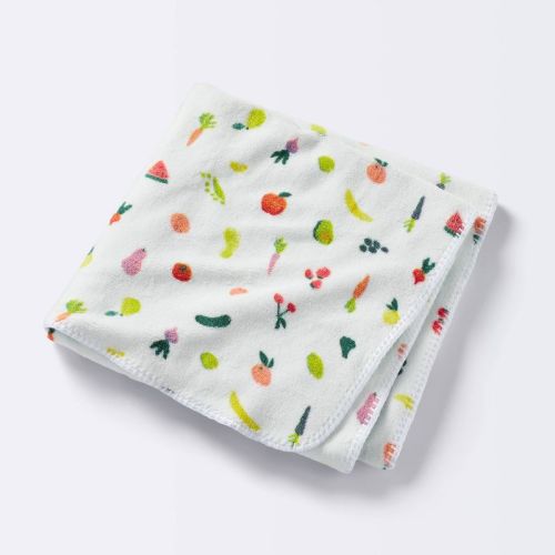 Plush Baby Blanket - Fruits And Veggies - Cloud Island™