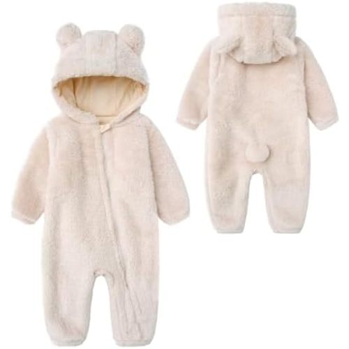 baby fluffy costume furry bear onesie baby fuzzy teddy bear outfit baby newborn plush clothes