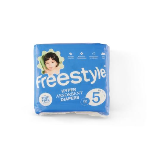 Freestyle Free Bamboo Diaper, Sizes 1, 2, 3, 4, or 5
