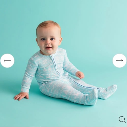 Fair Isle Blue Baby Convertible Sleeper | Tedrick