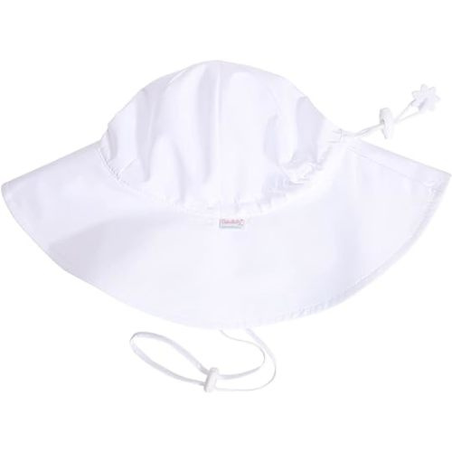 Unisex Baby Sun Hat with UPF 50+ Outdoor Adjustable Beach Hat,Baby Girl Wide Brim Bucket Hats for Infant Toddler Little Boy