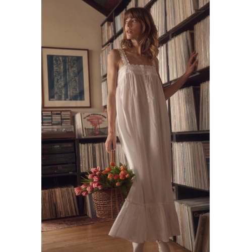 The "Kayla" Iconic White Cotton Lawn Nightgown