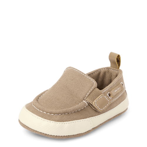 Baby Boys Boat Shoes - Tan