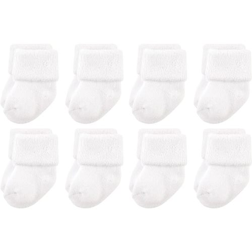 Luvable Friends Unisex Baby Newborn and Baby Terry Socks - 0-6 Months - 8