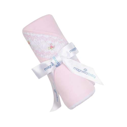 Magnolia Baby Pima Cotton Freya & Finn Smocked Receiving Blanket – Liam & Lilly