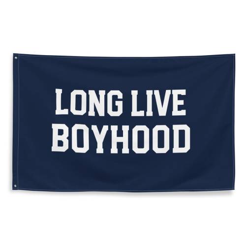 Long Live Boyhood, Boy Room Decor, Flag Banner Sign, Boy Room Hanging Decor, Toddler Boys Room, Boy Nursery Decor, Gift for Baby Shower