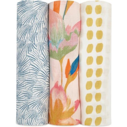 3-Pack Silky Soft Swaddling Cloths