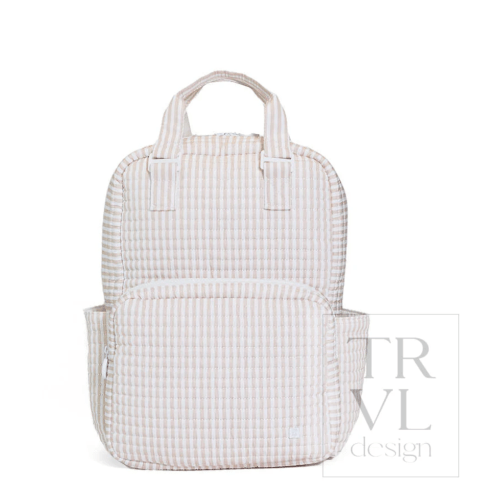 TRVL Design - Quilted All You Need Bag - Pimlico Stripe Sand - Sweet E's Children's Boutique