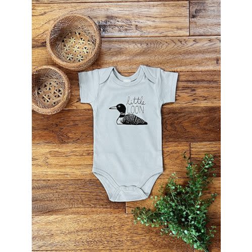 Little Loon Loon Graphic Tee Grey Loon Bodysuit Loon Baby - Etsy