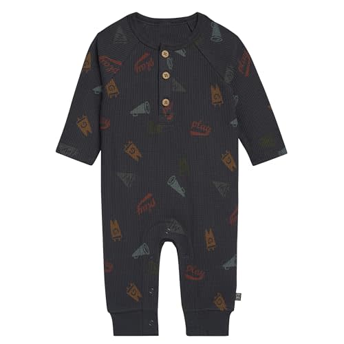 Modern Moments by Gerber Baby Henley Waffle Knit Romper