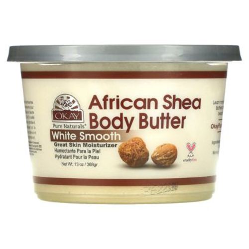Pure Natural African Shea Butter, White Smooth