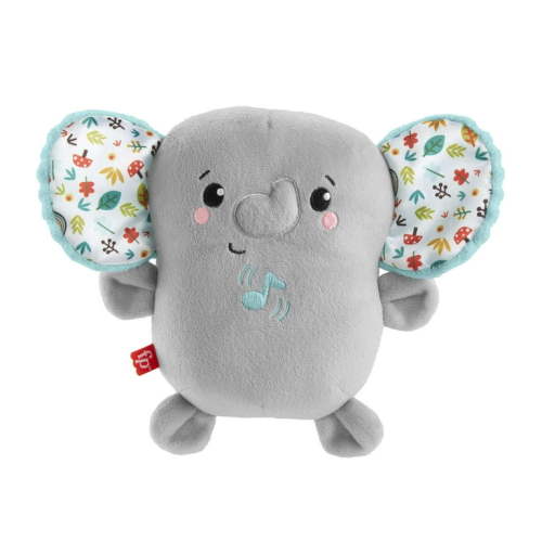 Fisher-Price Elephant Plush Toy with Soothing Sounds, Vibrations, Multicolor for Infants