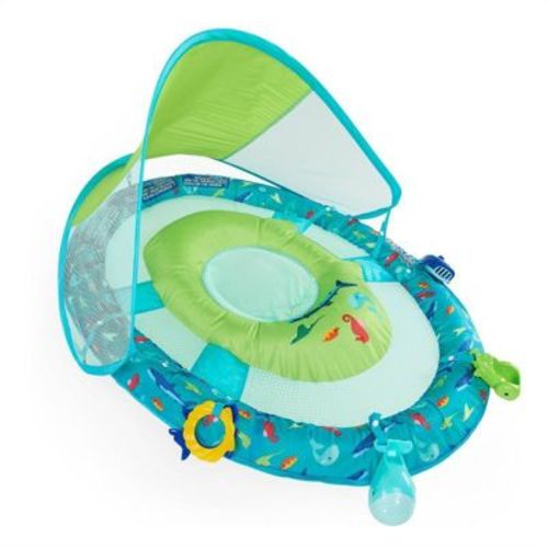 Swimways Sun Canopy Spring Float With Hyper-flate Valve - Splash N Play