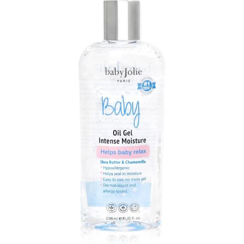 Baby Jolie Relaxing Baby Oil Gel with Shea Butter & Camomile Intensive Moisture 8Oz