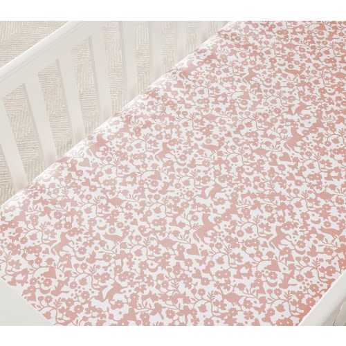 Julia Berolzheimer Ditsy Floral Organic Crib Fitted Sheet | Pottery Barn Kids