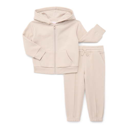 Wonder Nation Toddler Boys Hoodie and Pants Fleece Set, 2-Piece, Sizes 12M-5T