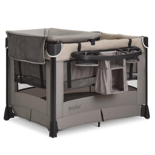 Evolur Cozy Cove Deluxe Playard, Beige