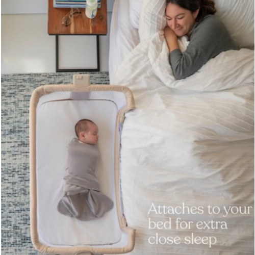 HALO® 2-in-1 Bedside Bassinet Sleeper | Adjustable Height Baby Bassinet