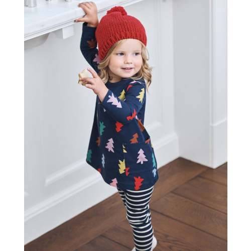 Baby Holiday Long Sleeve Pocket Dress & Leggings Set | Hanna Andersson