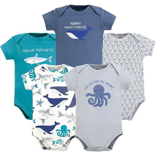 Touched by Nature Unisex Baby Organic Cotton Bodysuits