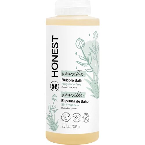The Honest Company Bubble Bath, Hypoallergenic, Fragrance-Free, 12 fl oz