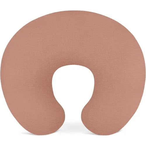 Nursing Pillow Covers, Muslin Nursing Cover for Breastfeeding Pillows, Comfortable for Baby Girls and Boys (Dusty Rose)