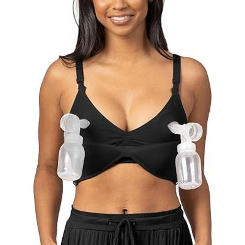 Kindred Bravely Sublime Contour Hands Free Pumping Bra and Maternity Bra | Supportive Nursing Bras for Breastfeeding
