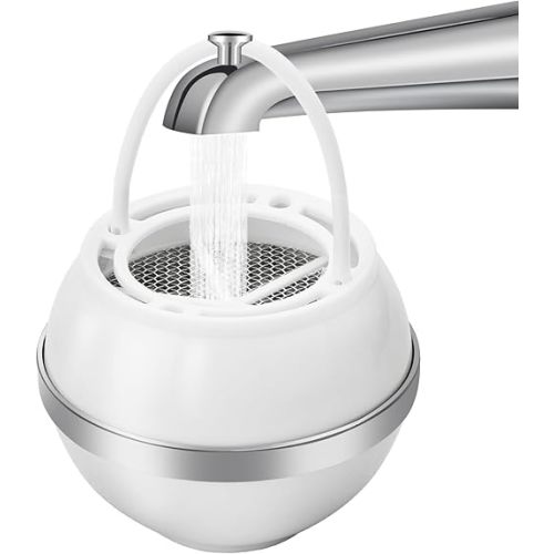 Bath Ball Filter-Bathtub Water Filter Remove Chlorine Improve Water Quality to Softer, Smoother Skin, Shower,BPA Free-2,500 Gallons of Filtration
