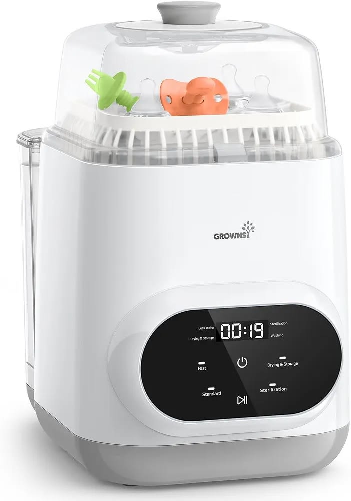 Grownsy Baby Feeding Bottle Washer Pro | Sterilizer & Dryer – GROWNSY