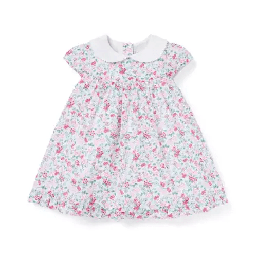 Baby Jet Ivory Ditsy Floral Baby Ditsy Floral Collar Dress by Janie and Jack