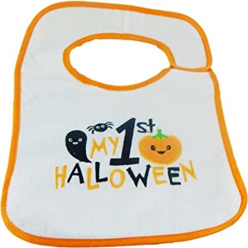 Hello Baby Wonder Baby's First Halloween Bib - 1pk Multicolor One Size