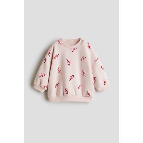 PRINTED BRUSHED-INSIDE SWEATSHIRT