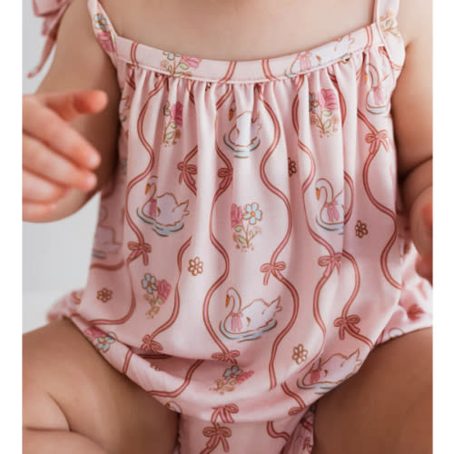 Pink Swan Bubble Romper – In my Jammers