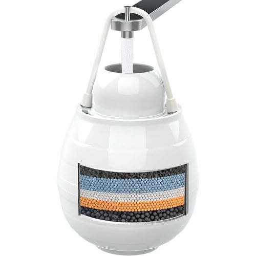 Bath Filter for Tub, Bathtub Water Filter with Overflow, 8000 Gallons Faucet Filter Filtration|Removes Chlorine, Fluoride & Contaminants|Hard Water Softener|Protects Skin, Hair| Easy Install