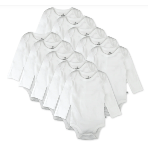 10-Pack Organic Cotton Long Sleeve Bodysuits | Honest Baby Clothing