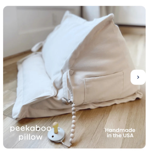 Peekaboo Pillow™ Official Site - Organic Infant Lap Pillow