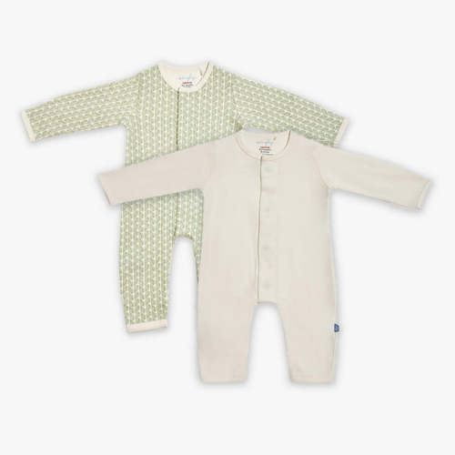 just in case magnetic coverall - 2 pack | neutral– Simply Magnetic Me 3-6M (12-16 lb)
