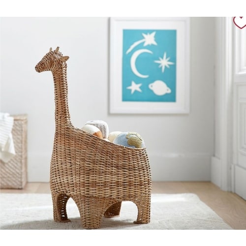 Giraffe Shaped Storage Basket