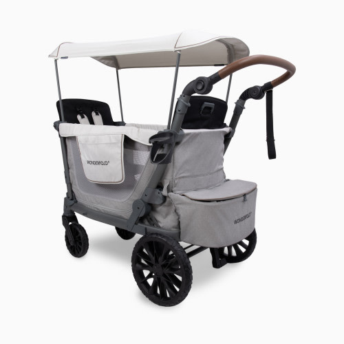 WonderFold Wagon L2 Double Stroller Wagon - Gray