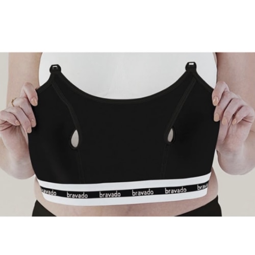 Bravado Designs Pumping Bra Hands Free | Clip and Pump | Pumping Accessory | S-XL