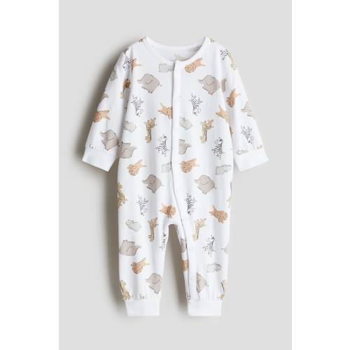 Patterned Pajama Jumpsuit