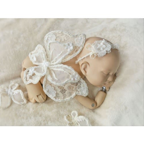 Butterfly wings, boho wings Newborn props, girl outfit, newborn photo prop, boho outfit
