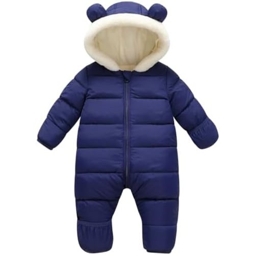 Newborn Baby Snowsuit Cute Boy Clothes Toddler Girl Snow Suits Jacket For Infant