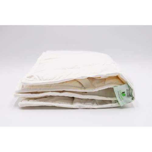 Natural Wool Crib Mattress Pad - Soft and Safe for Babies