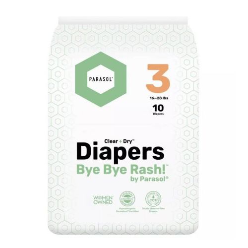 Parasol Chlorine-Free Diapers with Rash Shield Protection