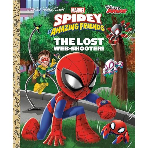 The Lost Web-Shooter! (Marvel Spidey and His Amazing Friends) (Little Golden Book) Hardcover – Picture Book, September 3, 2024