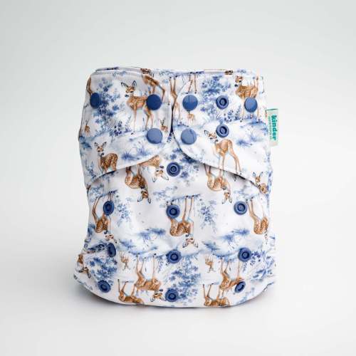 Nature: Essentials Pocket Cloth Diaper with Athletic Wicking Jersey, Grows with your Baby