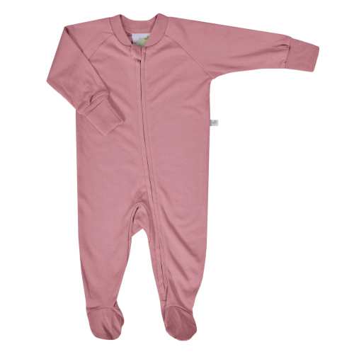Bamboo baby sleeper - Lotus, 0M size