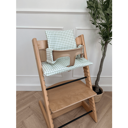 Sage Gingham Stokke Cushion