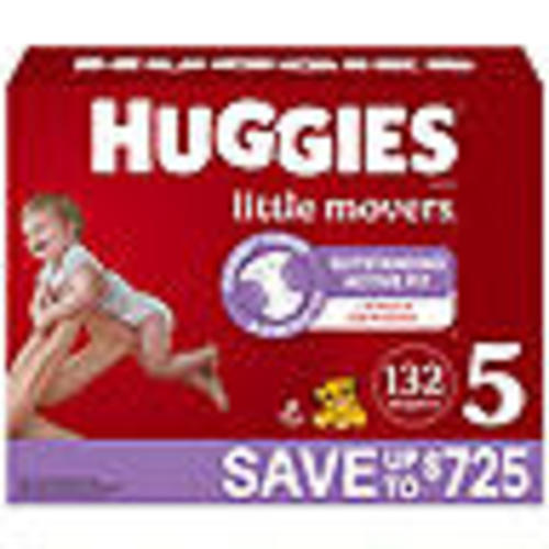 Huggies Little Movers Baby Diapers, Sizes 3-8 - Sam's Club